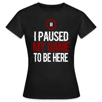 Gamer gamers gaming - Women's T-Shirt - black - Front - AI Model Female 172 dark (172cm)