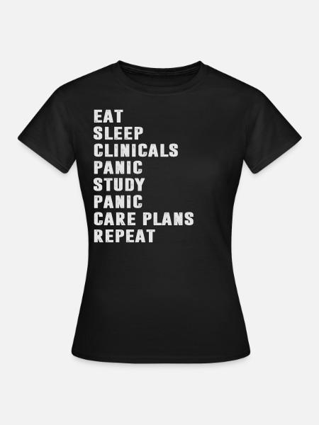 Medizin Student Studentin - Frauen T-Shirt - Schwarz