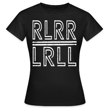 Drumsticks - Frauen T-Shirt - Schwarz - Vorne - AI Model Female 172 dark (172cm)