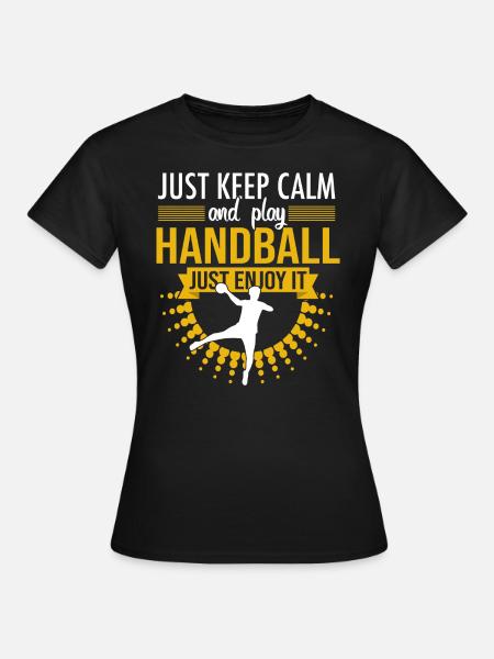 Handbal handbal speler - Vrouwen T-shirt - zwart