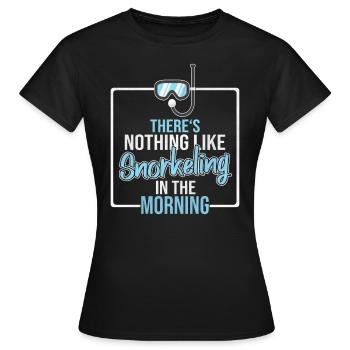 Schnorcheln - Frauen T-Shirt - Schwarz - Vorne - AI Model Female 172 dark (172cm)
