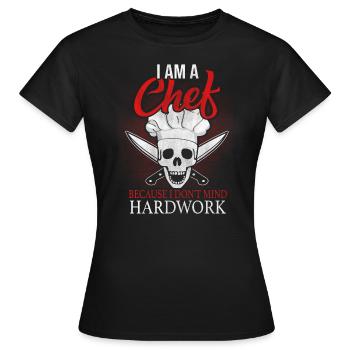 Sternekoch Chefkoch Koch - Frauen T-Shirt - Schwarz - Vorne - AI Model Female 172 dark (172cm)