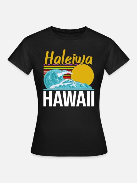 Hawaii - T-shirt Femme - noir