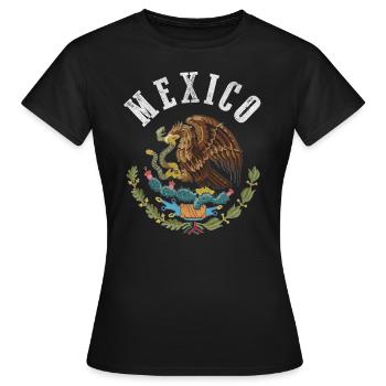 Mexiko - Frauen T-Shirt - Schwarz - Vorne - AI Model Female 172 dark (172cm)