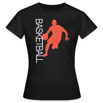 Basketballer Basketballmannschaft Basketball - Frauen T-Shirt - Schwarz - Vorne - AI Model Female 172 dark (172cm)