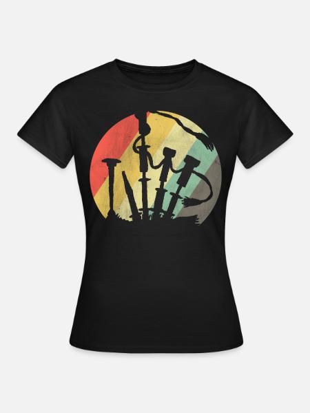Dudelsack - Frauen T-Shirt - Schwarz
