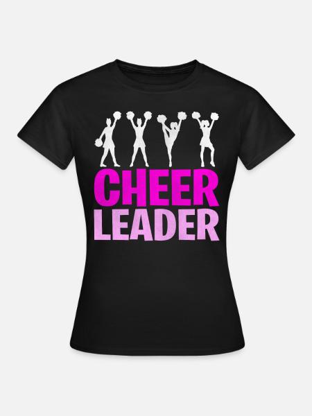 Cheerleader - Frauen T-Shirt - Schwarz
