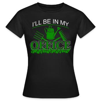 Gardener garden gardening gardening gardening - Women's T-Shirt - black - Front - AI Model Female 172 dark (172cm)