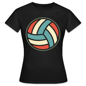 Volleyball team - Frauen T-Shirt - Schwarz - Vorne - AI Model Female 172 dark (172cm)