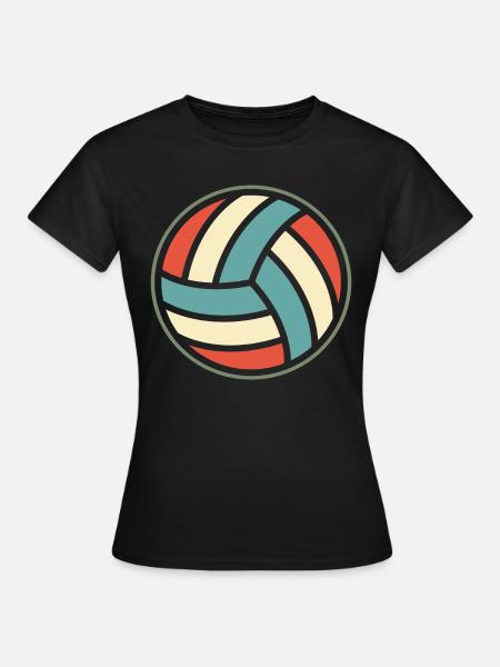 Volleyball team - Frauen T-Shirt - Schwarz