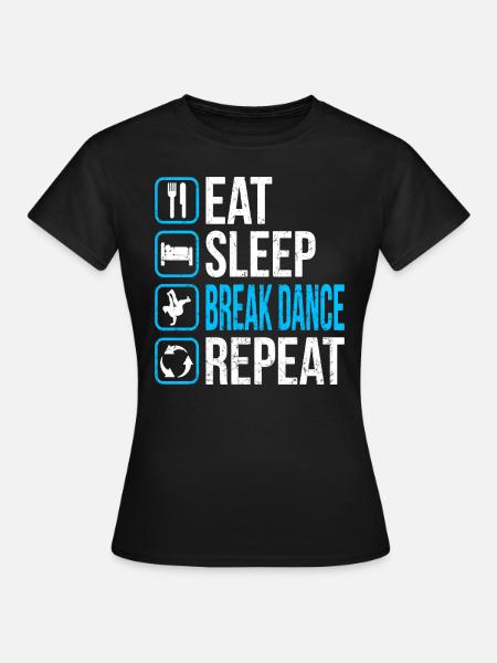 BBoy - Frauen T-Shirt - Schwarz