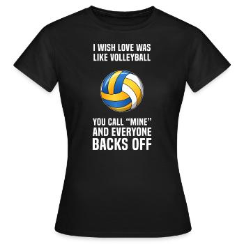 Volleyball Volleyball team Volleyballer - Frauen T-Shirt - Schwarz - Vorne - AI Model Female 172 dark (172cm)