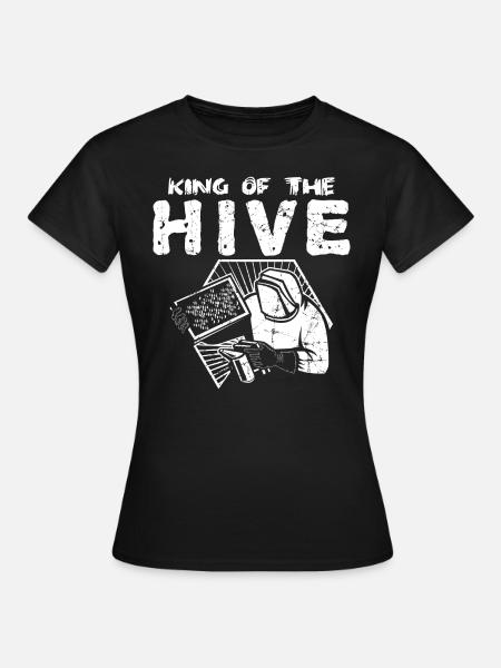 Bee honeybee beekeeper bees gift - Women's T-Shirt - black