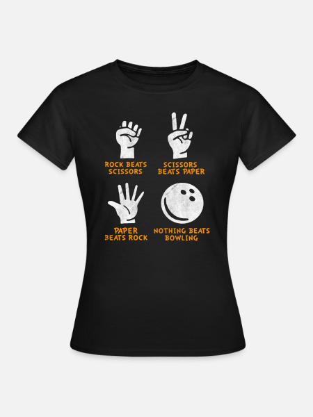 Bowling Bowling team Bowlingkugel - Frauen T-Shirt - Schwarz