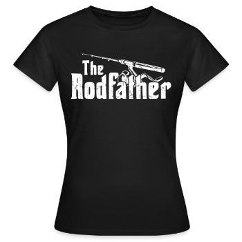 Canne à pêche - T-shirt Femme - noir - Devant - AI Model Female 172 dark (172cm)