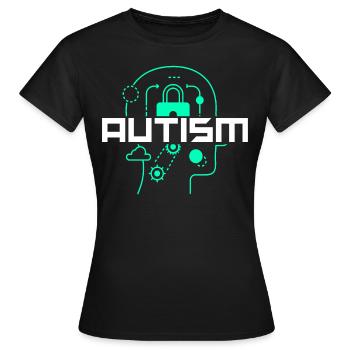 Autismus Awareness Day Autist - Frauen T-Shirt - Schwarz - Vorne - AI Model Female 172 dark (172cm)