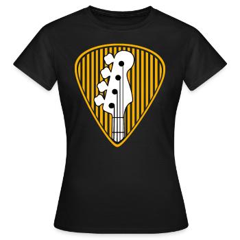guitare guitare guitare RocknRoll Rock - T-shirt Femme - noir - Devant - AI Model Female 172 dark (172cm)