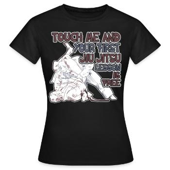 Brazilian Jiu Jitsu - Frauen T-Shirt - Schwarz - Vorne - AI Model Female 172 dark (172cm)