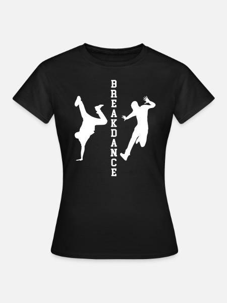 Breakdance - T-shirt Femme - noir