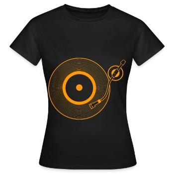 Vinyle - T-shirt Femme - noir - Devant - AI Model Female 172 dark (172cm)