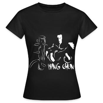 Wing chun Wingtsun - Frauen T-Shirt - Schwarz - Vorne - AI Model Female 172 dark (172cm)