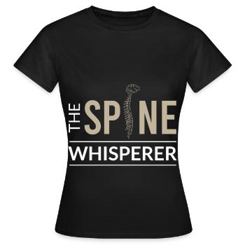 Physiothérapie - T-shirt Femme - noir - Devant - AI Model Female 172 dark (172cm)