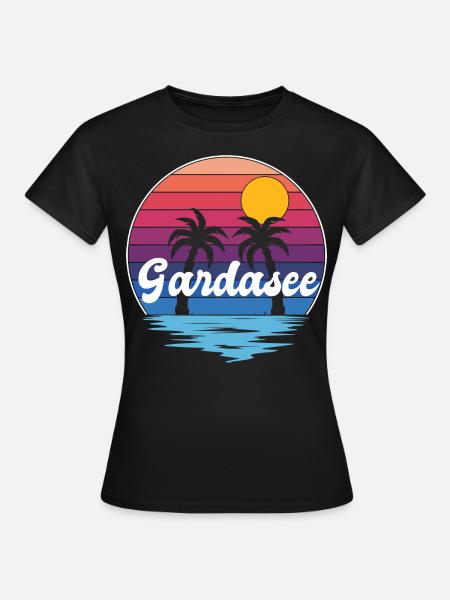 Gardasee Urlauber Gardasee - Frauen T-Shirt - Schwarz