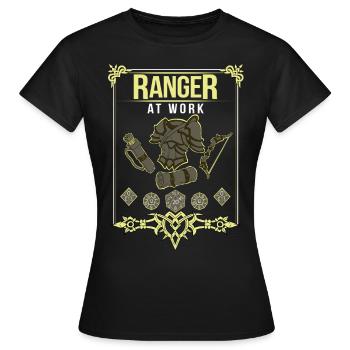 Jeu de rôle Ranger Dice Jeu de rôle Ranger - T-shirt Femme - noir - Devant - AI Model Female 172 dark (172cm)
