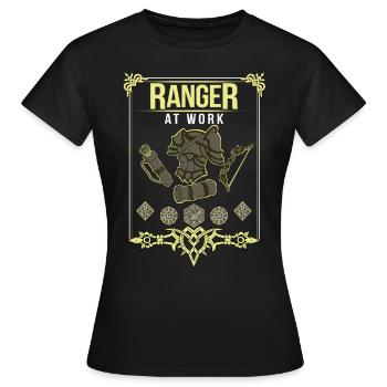 Jeu de rôle Ranger Dice Jeu de rôle Ranger - T-shirt Femme - noir - Devant - AI Model Female 172 dark (172cm)
