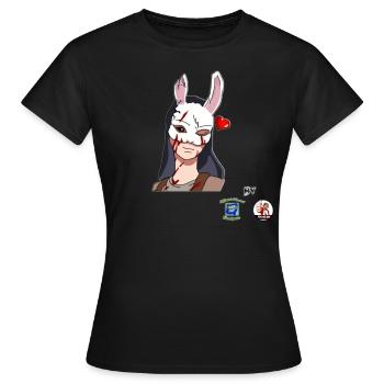 Huntress Love - Frauen T-Shirt - Schwarz - Vorne - AI Model Female 172 dark (172cm)