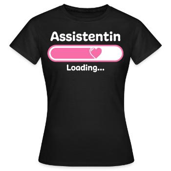 Assistentin Beruf Geschenk - Frauen T-Shirt - Schwarz - Vorne - AI Model Female 172 dark (172cm)
