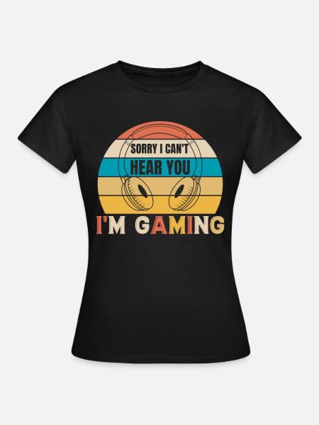In gaming - Gamer Design retro - Women's T-Shirt - black