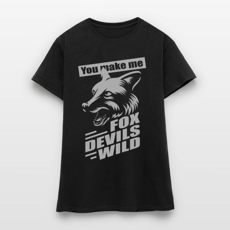 Fox Devils Wild FDW Fox Devil Wild Denglish T-shirt Femme