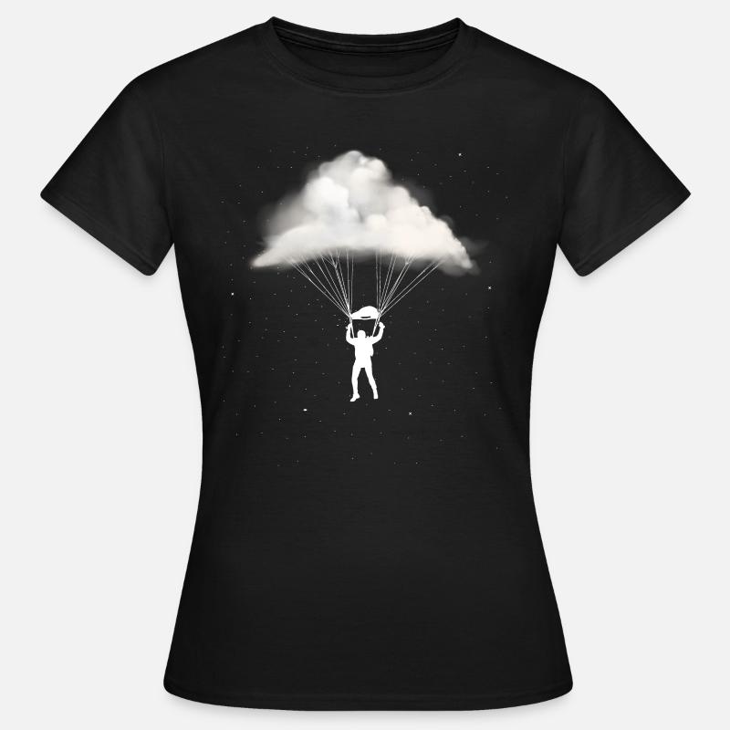 skydiving gift skydive - Women's T-Shirt - black