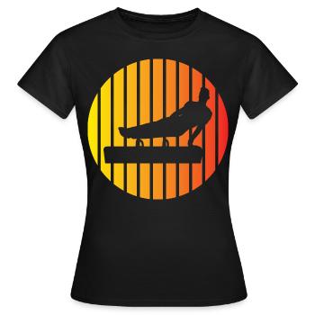 Gymnastics Gymnastics Gymnastics Gymnastics - Women's T-Shirt - black - Front - AI Model Female 172 dark (172cm)