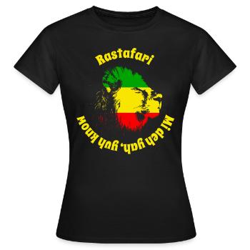 reggae - T-shirt Femme - noir - Devant - AI Model Female 172 dark (172cm)