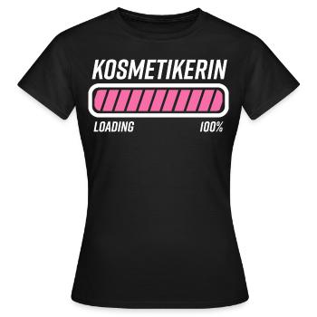 Kosmetikern Kosmetik Geschenk - Frauen T-Shirt - Schwarz - Vorne - AI Model Female 172 dark (172cm)