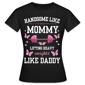 Fitness witzige Sprüche Frauen Sport - Frauen T-Shirt - Schwarz - Vorne - AI Model Female 172 dark (172cm)
