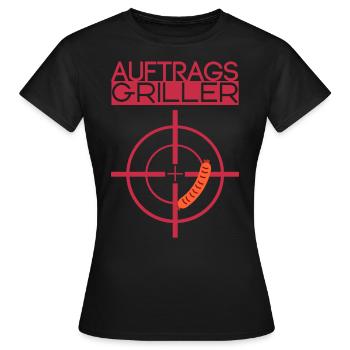 Commande grillade rouille rouille - T-shirt Femme - noir - Devant - AI Model Female 172 dark (172cm)