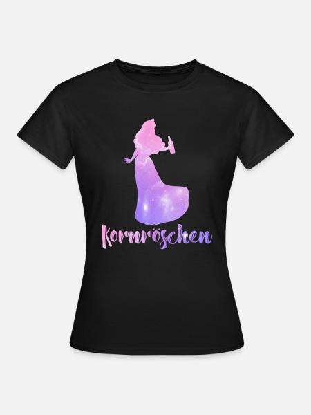 Kornröschen Junggesellinnen - Frauen T-Shirt - Schwarz