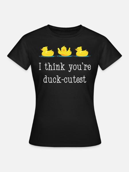 Eend badeendjes - Vrouwen T-shirt - zwart