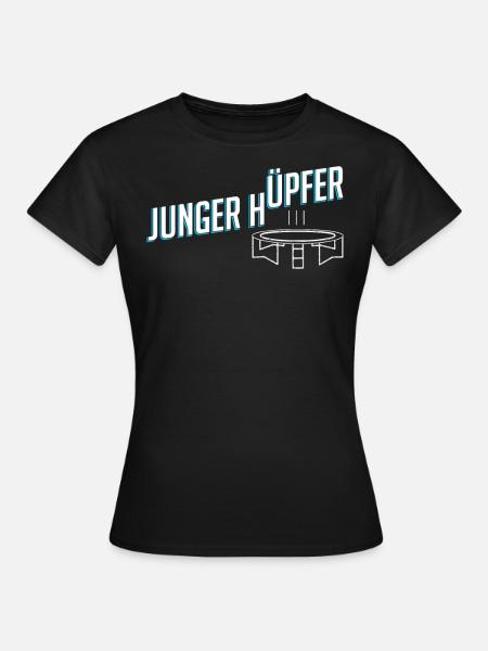 Trampolin - Frauen T-Shirt - Schwarz