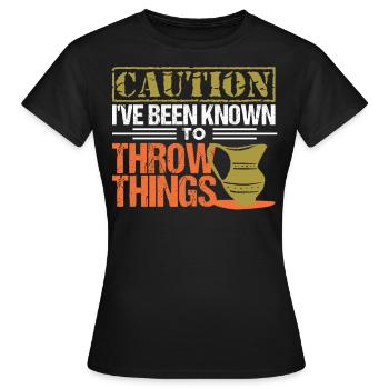 Potter Hobby Pottery Pottery Gift - Women's T-Shirt - black - Front - AI Model Female 172 dark (172cm)