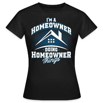 Construction de bâtiments Maître d’ouvrage - T-shirt Femme - noir - Devant - AI Model Female 172 dark (172cm)