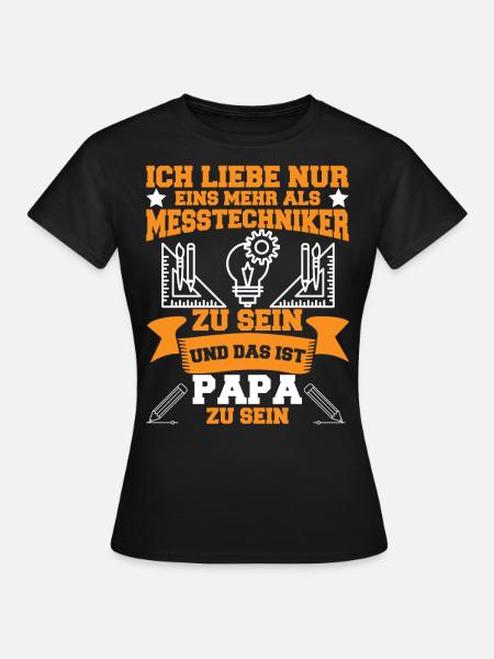 Messtechniker CAD Konstrukteur Messtechnik - Frauen T-Shirt - Schwarz