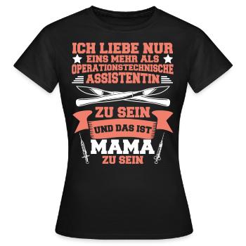 Krankenhaus Spruch Geschenk - Frauen T-Shirt - Schwarz - Vorne - AI Model Female 172 dark (172cm)
