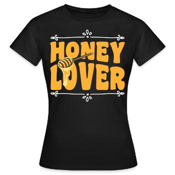 Production Honey Honey Honey Honey pot - Women's T-Shirt - black - Front - AI Model Female 172 dark (172cm)