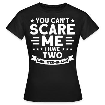 Family In-laws Daughter-in-law Gift - Women's T-Shirt - black - Front - AI Model Female 172 dark (172cm)