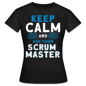 Puppet Chefs Programmer Scrum Master Geschenk - Frauen T-Shirt - Schwarz - Vorne - AI Model Female 172 dark (172cm)