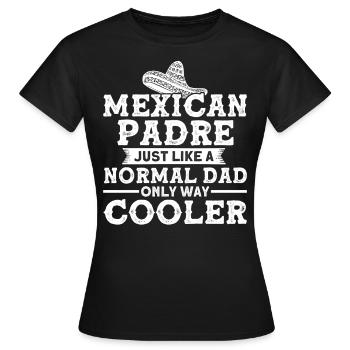 Drapeau mexicain mexicain Fier mexicain - T-shirt Femme - noir - Devant - AI Model Female 172 dark (172cm)